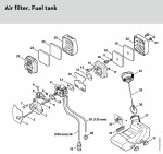 Stihl KW 85 Sweeper Drums Spare Parts